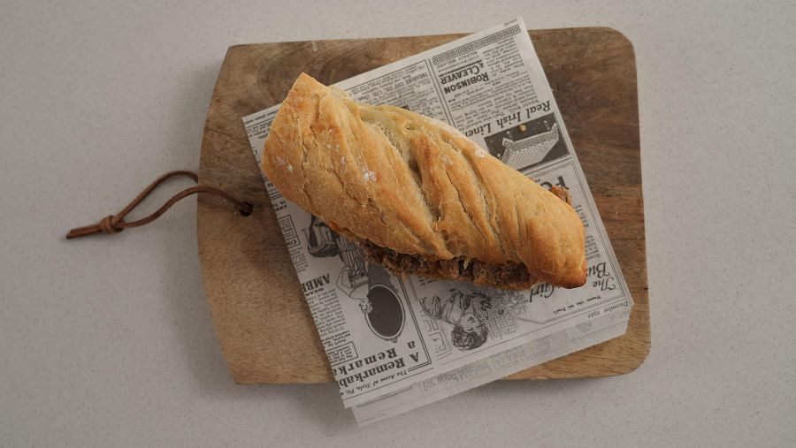 El bocadillo de albóndigas alternativo de Delicious Martha