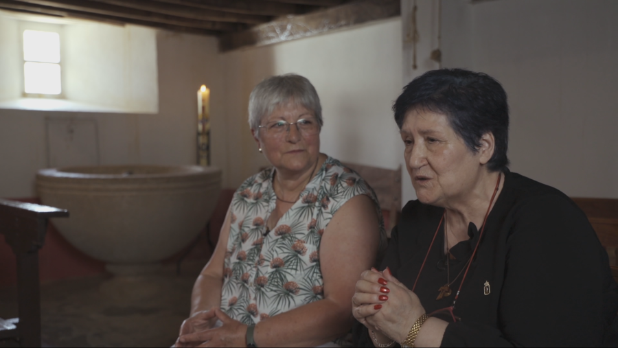Marga y Paula, celebrantes de la Palabra en la diócesis de Zamora.