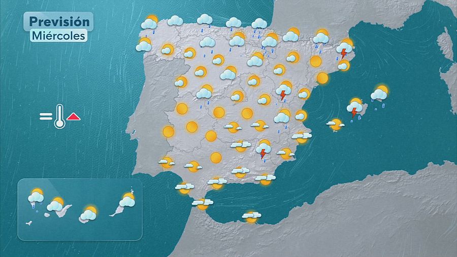 El tiempo en España, miércoles 6 de mayo.