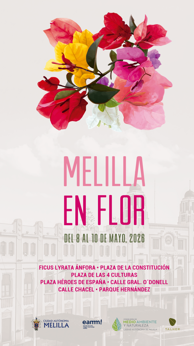 Cartel de 'Melilla en Flor'