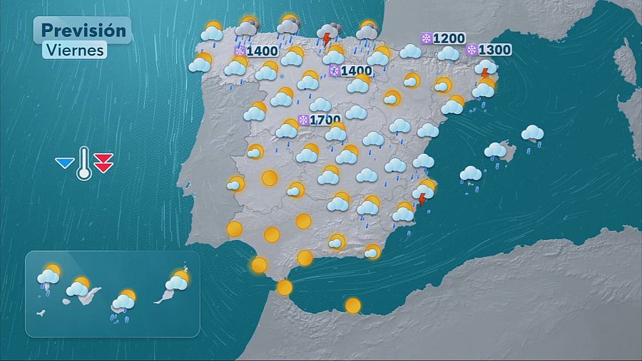 El tiempo este viernes 15 de mayo en España