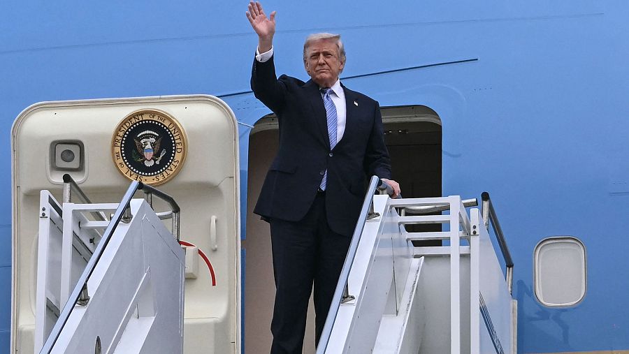 Trump se despide en Pekín para volver a EE.UU.