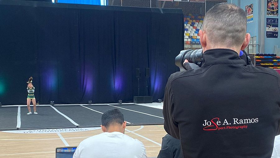 El fotógrafo de la Federación Española de Bailes Deportivos, José Antonio Ramos.