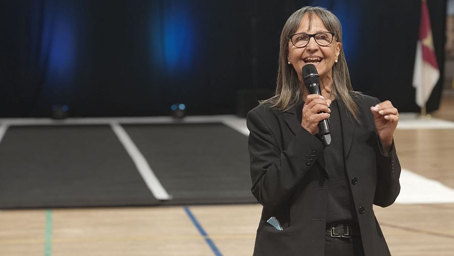 Araceli Castaño, presidenta del club de Guadalajara y anfitriona.