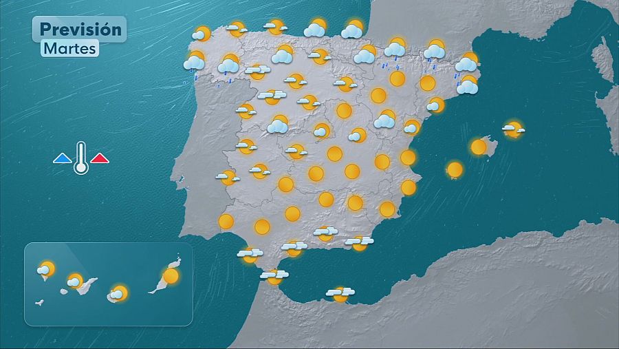El tiempo en España, martes 19 de mayo.