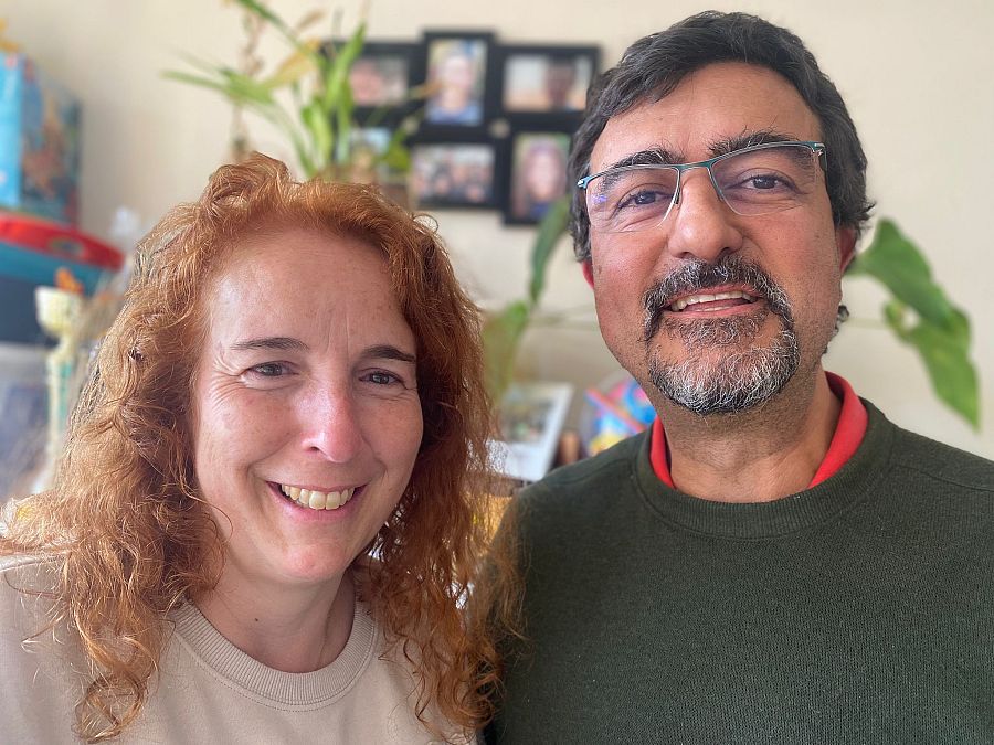 Cristina Plaza y César Rollán, autores de Eclesalia y padres de familia numerosa.