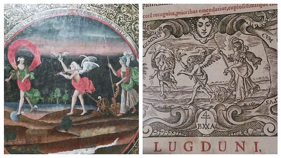 Motivo mitológico que pasa de un libro a una batea
