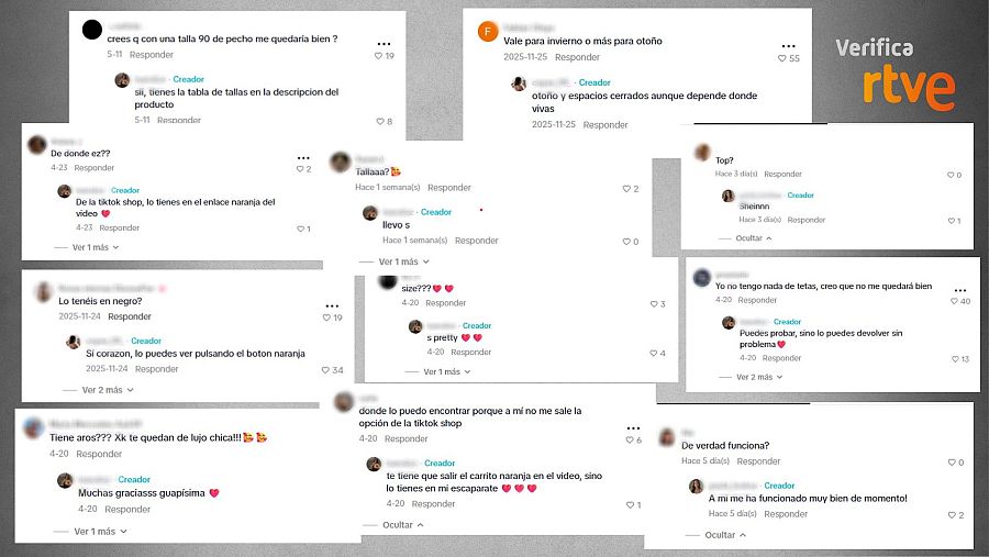 Captura de usuarios que comentan a los avatares y las respuestas como si fuera una persona real / VerificaRTVE