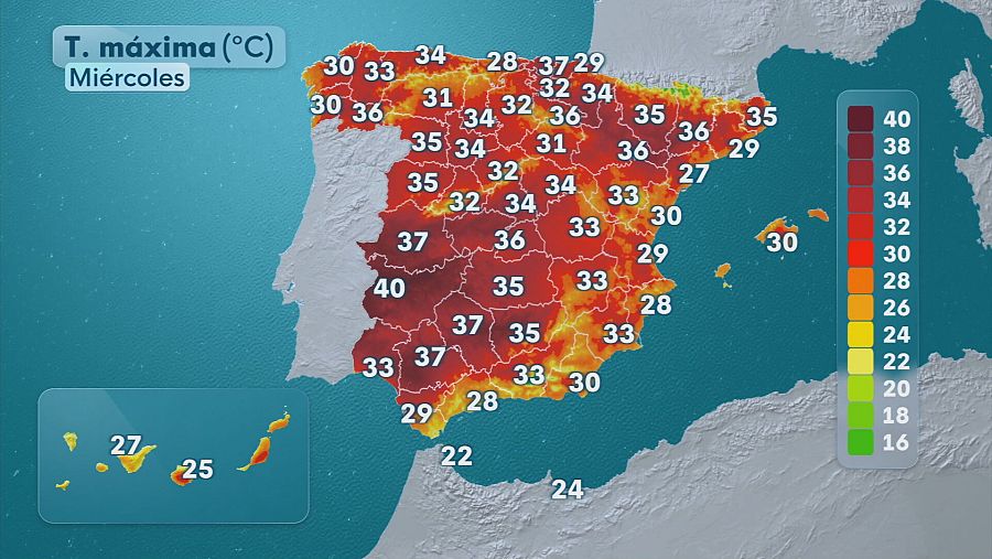 El tiempo en España, miércoles 27 de mayo: suben aún más las temperaturas y alcanzan valores propios de la canícula