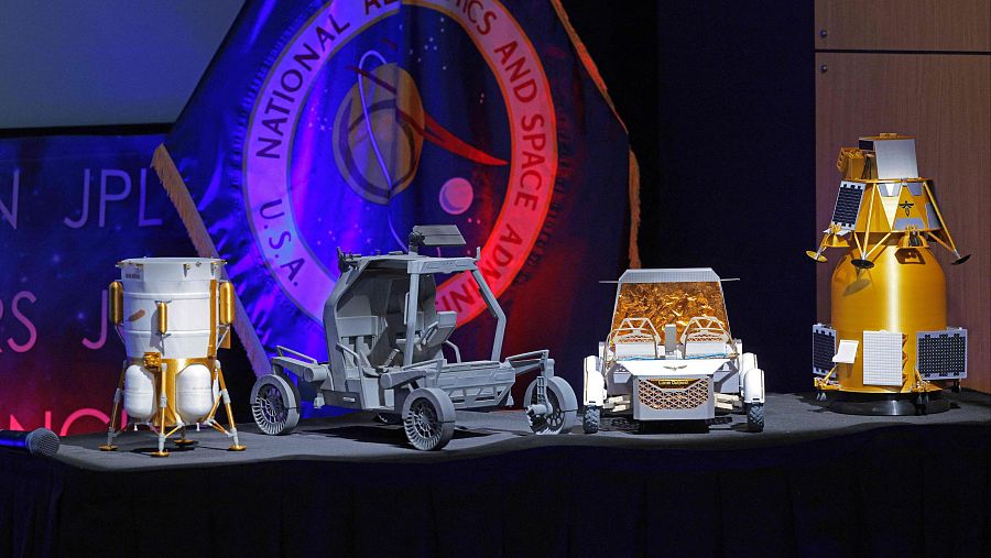 La NASA y Blue Origin iniciarán este año la construcción de una base en la Luna