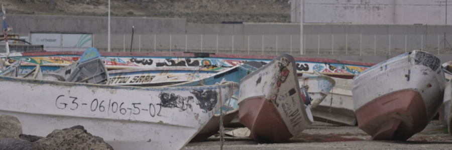 Cayucos abandonados en Tenerife