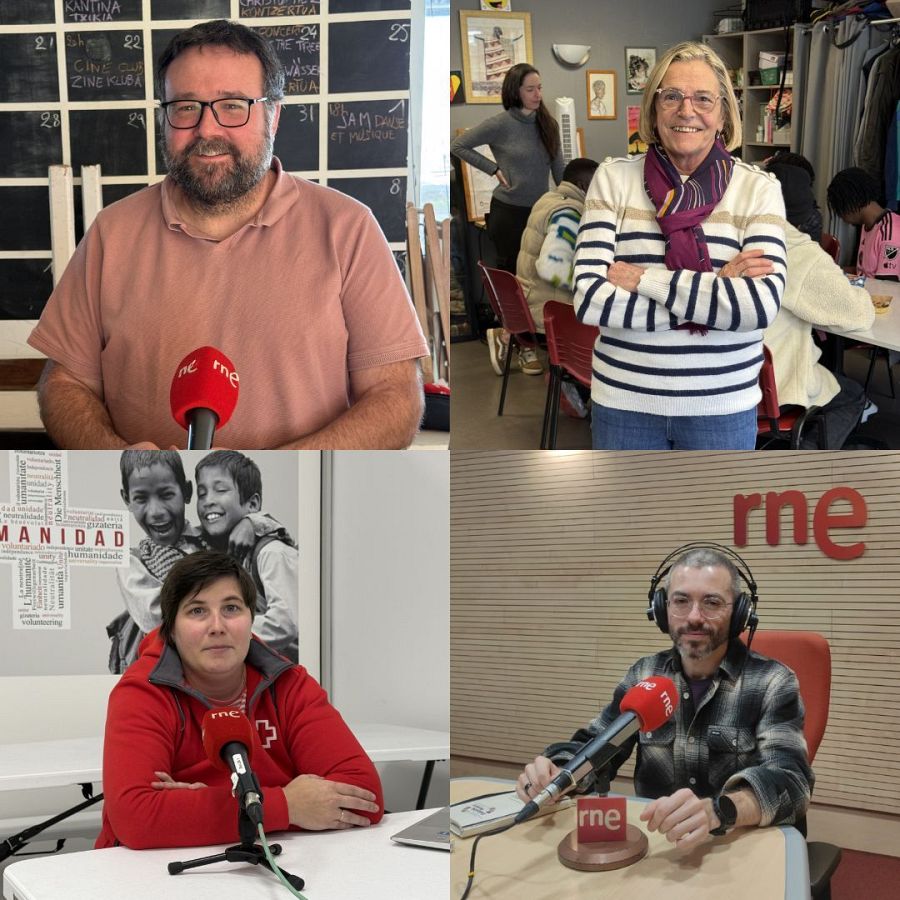 Eñaut Aramendi, Lutxi Bortairu, Nahia Díaz de Corcuera y Gustavo de la Orden