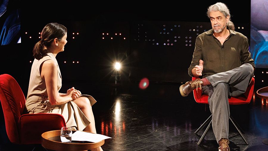Elena S. Sánchez junto a Fernando León de Aranoa