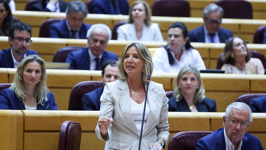 La portavoz del PP en el Senado, Alicia García.