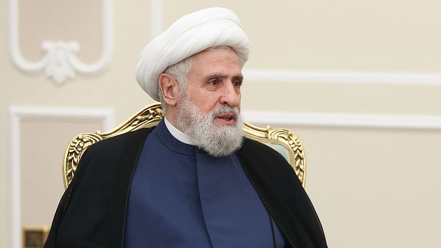 El líder de Hizbulá Naim Qassem