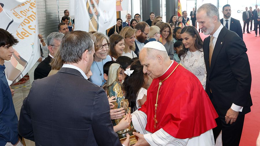 Visita del papa a España