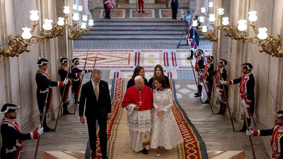 Visita del papa a España