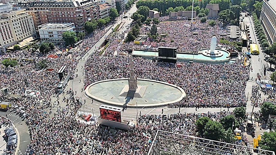 Visita del papa a Madrid