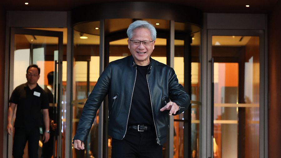 Jensen Huang, presidente y CEO de Nvidia, la empresa con mayor capitalización bursátil del mundo