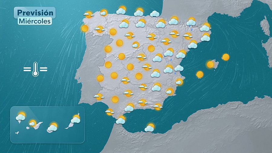 El tiempo en España, miércoles 10 de junio.