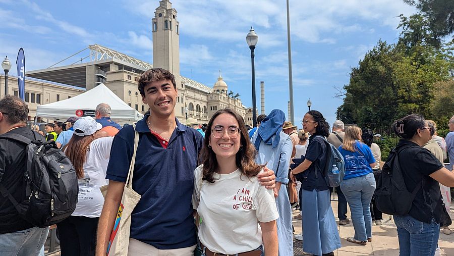 Miguel y Teresa, venidos desde Tarragona