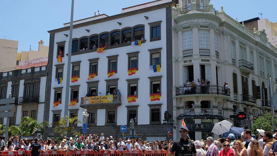 El papa León XIV ha viajado a Canarias en su sexto día de visita por España.