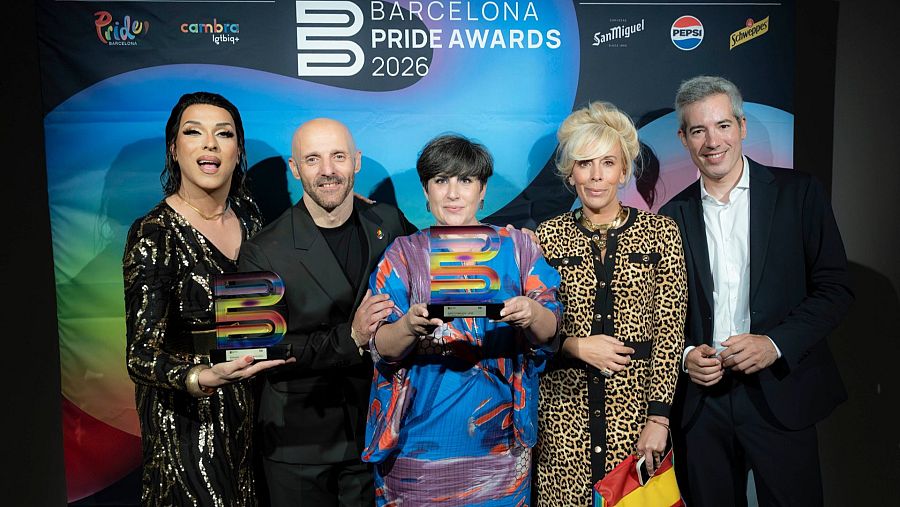 Sharonne, Ferran Poca, María Solana, María Eizaguirre i Oriol Nolis.