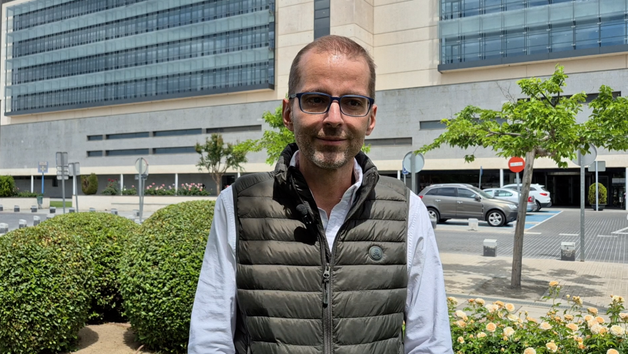 Juan Jesús, paciente que ha recibido el trasplante en el Hospital 12 de Octubre de Madrid