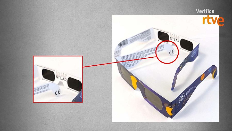 Marcado CE en las gafas que vende el Instituto Geográfico Nacional
