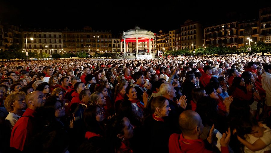 La Plaza del Castillo, el epicentro de la música en San Fermín 2026