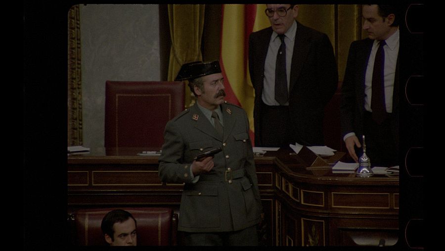 El coronel Antonio Tejero el 23-F