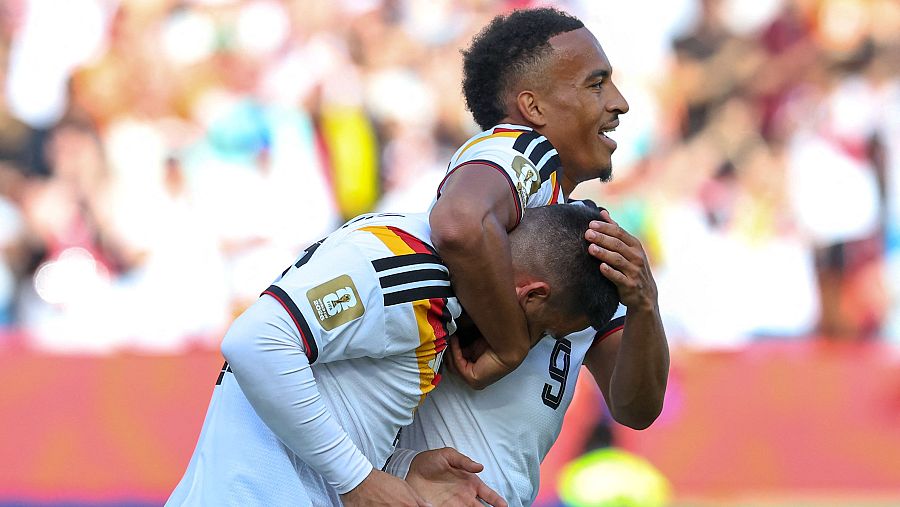 Deniz Undav celebrando un gol en el Alemania - Costa de Marfil en el Mundial 2026