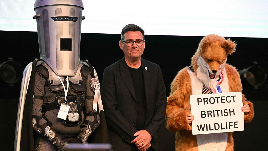 Andy Burnham, tras ganar el escaño en la circunscripción de Makerfield.