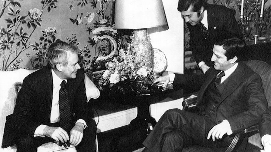 Adolfo Suárez y Javier Rupérez