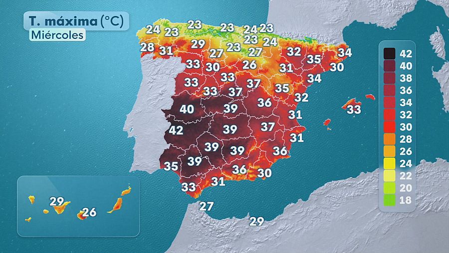 El tiempo este miércoles 1 de julio