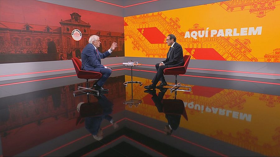Lluís Falgàs entrevista Josep Rull a 'Aquí parlem'