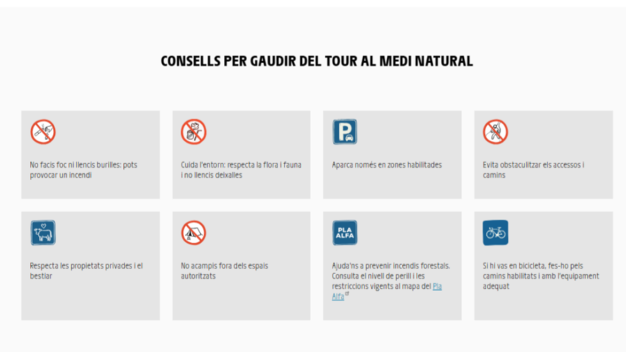 Consells per gaudir amb seguretat del pas del Tour de França per Catalunya