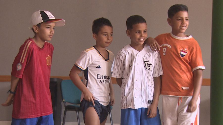 Niños saharauis en Valverde de Mérida