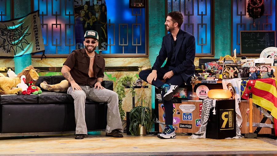 Manuel Turizo, invitado de Broncano ayer en 'La Revuelta'