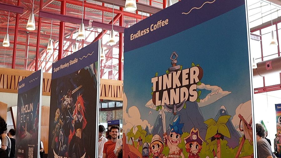 Algunos de los videojuegos expuestos en Guadalindie