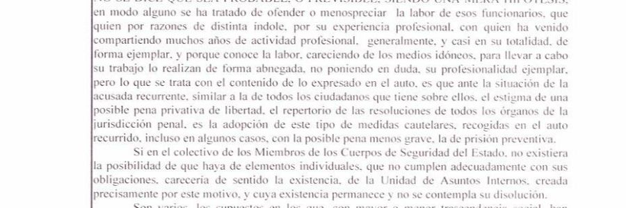 Peinado dice que no pretendía 