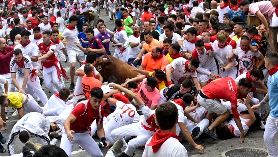 Cuarto encierro de San Fermín 2026: las mejores imágenes