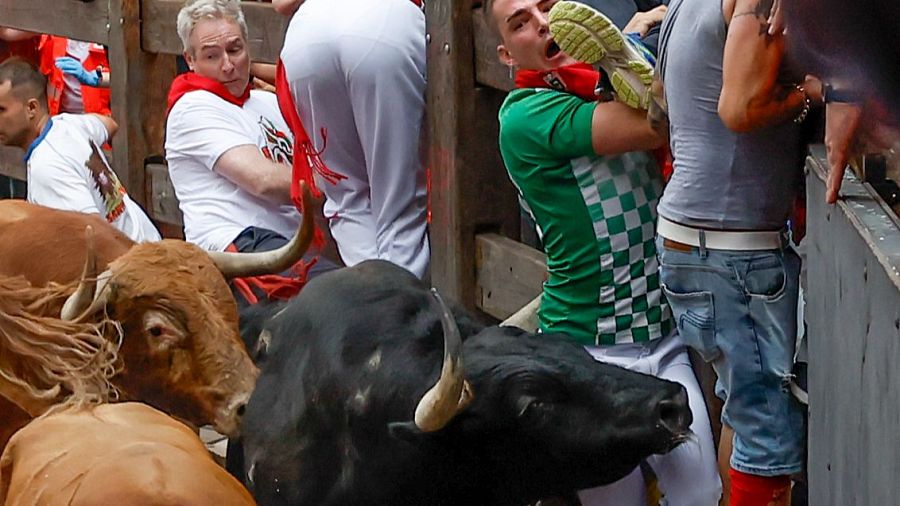 Cuarto encierro de San Fermín 2026: las mejores imágenes