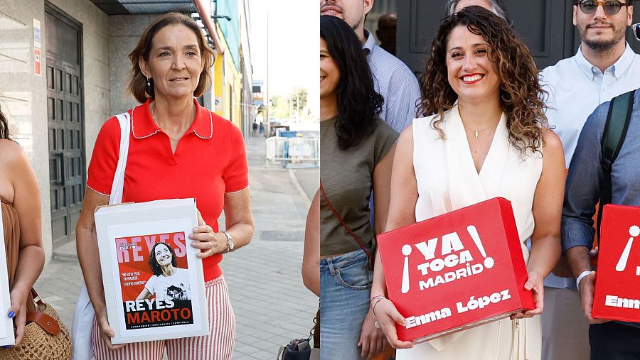 Reyes Maroto y Enma López presentan sus avales para las primarias del PSOE en la ciudad de Madrid