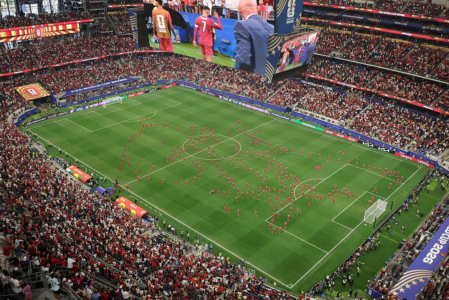 Estadio de Dallas, sede del Francia-España de semifinales del Mundial de fútbol 2026