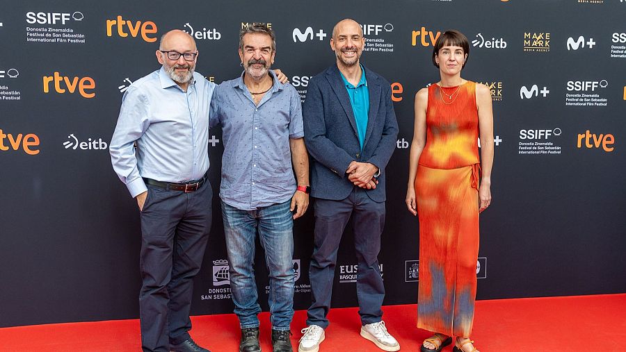 J L Rebordinos, Gervasio Iglesias, Jose Pastor y Maialen Beloki