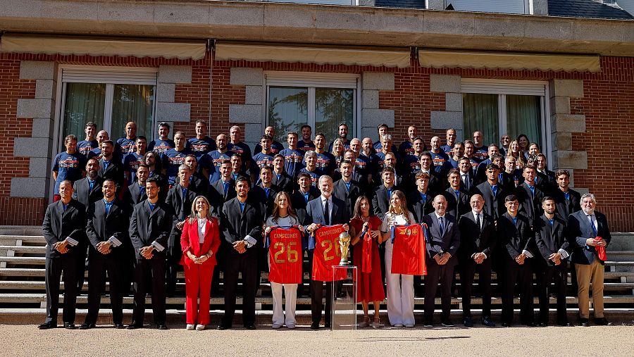 La Familia Real recibe este lunes en Zarzuela a la selección española masculina de fútbol
