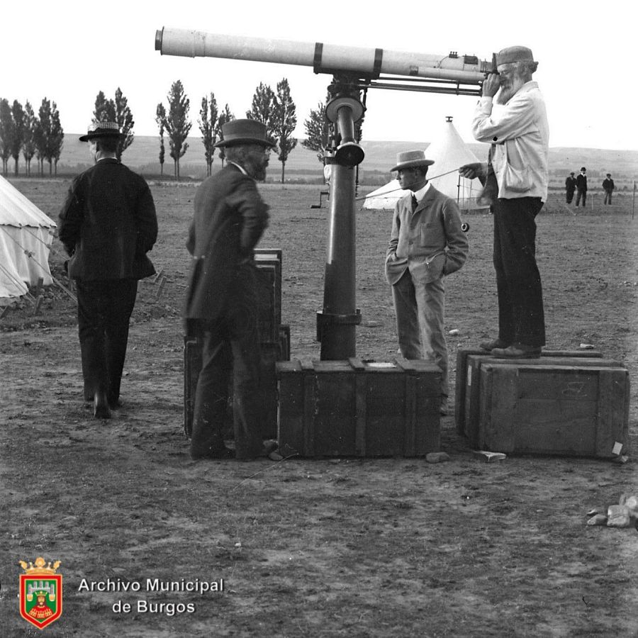 Así se vivió el eclipse solar de 1905 en Burgos