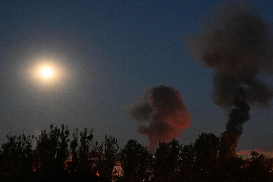 Consecuencias del ataque ruso en Leópolis, al oeste de Ucrania