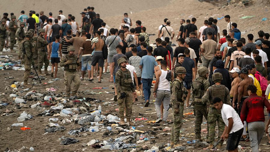 Son más de 3.000 los militares desplazados a Ceuta